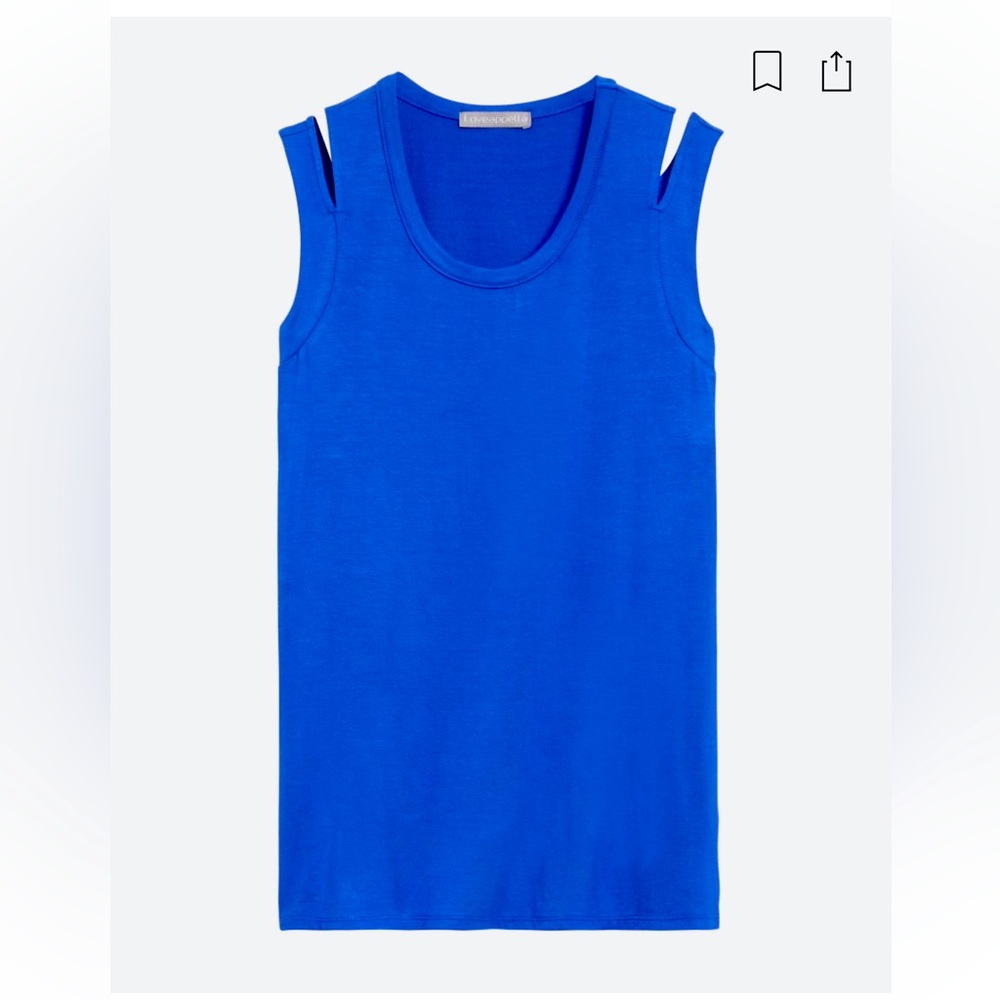 LOVEAPPELLA Andris Split Shoulder Knit Top XL